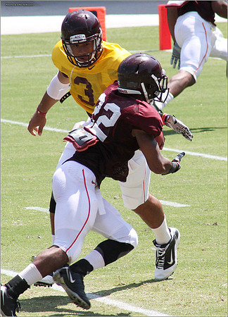 2011.08.20. Virginia Tech Football. Scrimmage.