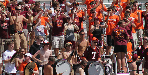 2011.08.20. Virginia Tech Football. Scrimmage.