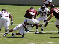 2011.08.20. Virginia Tech Football. Scrimmage.