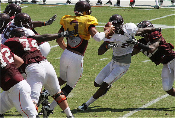 2011.08.20. Virginia Tech Football. Scrimmage.