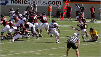 2011.08.20. Virginia Tech Football. Scrimmage.