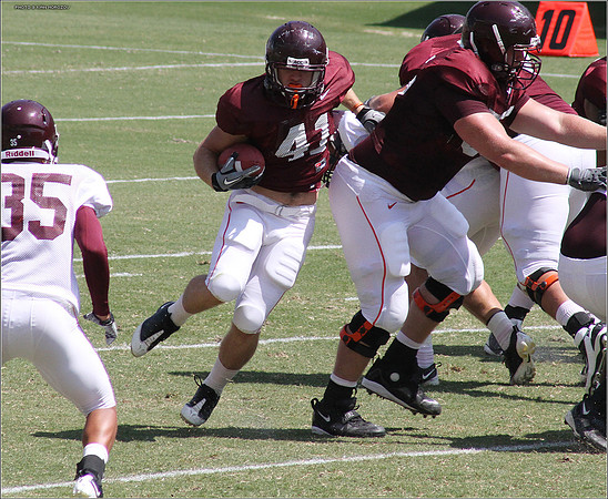 2011.08.20. Virginia Tech Football. Scrimmage.