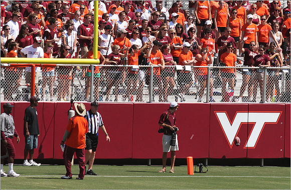 2011.08.20. Virginia Tech Football. Scrimmage.