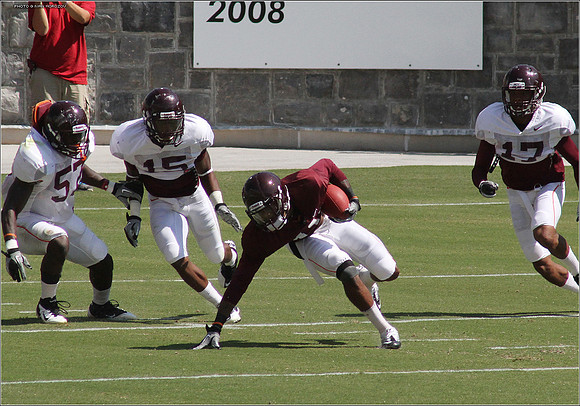 2011.08.20. Virginia Tech Football. Scrimmage.