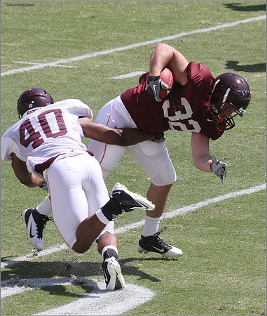 2011.08.20. Virginia Tech Football. Scrimmage.