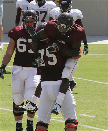 2011.08.20. Virginia Tech Football. Scrimmage.