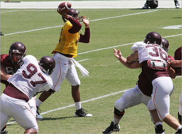 2011.08.20. Virginia Tech Football. Scrimmage.