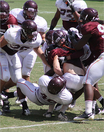 2011.08.20. Virginia Tech Football. Scrimmage.