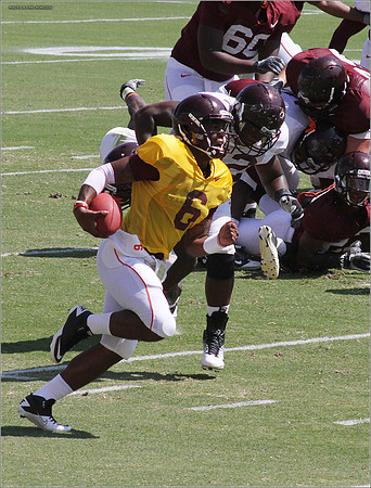 2011.08.20. Virginia Tech Football. Scrimmage.