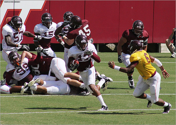 2011.08.20. Virginia Tech Football. Scrimmage.