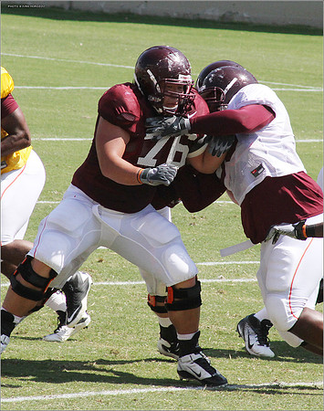 2011.08.20. Virginia Tech Football. Scrimmage.