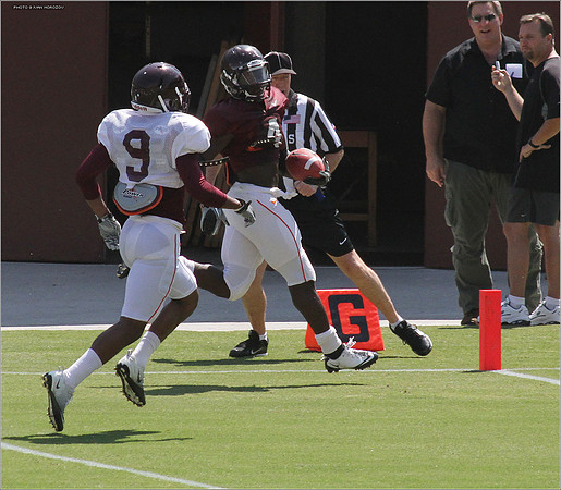 2011.08.20. Virginia Tech Football. Scrimmage.