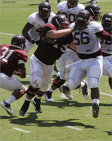 2011.08.20. Virginia Tech Football. Scrimmage.