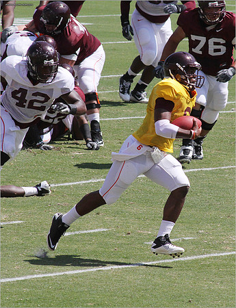 2011.08.20. Virginia Tech Football. Scrimmage.