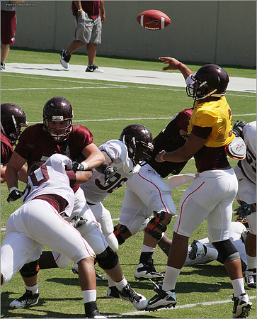2011.08.20. Virginia Tech Football. Scrimmage.