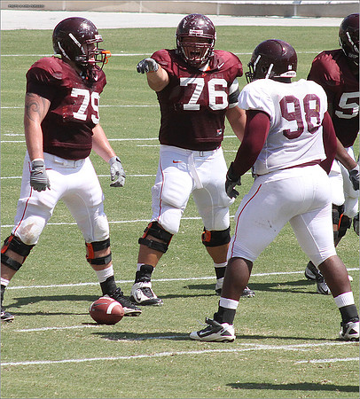 2011.08.20. Virginia Tech Football. Scrimmage.