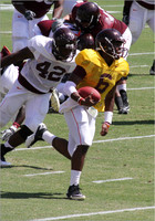 2011.08.20. Virginia Tech Football. Scrimmage.