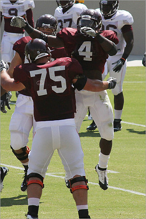 2011.08.20. Virginia Tech Football. Scrimmage.