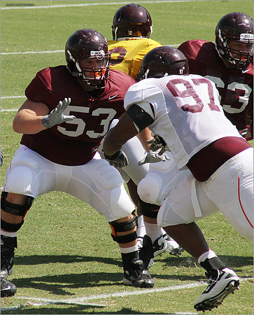 2011.08.20. Virginia Tech Football. Scrimmage.