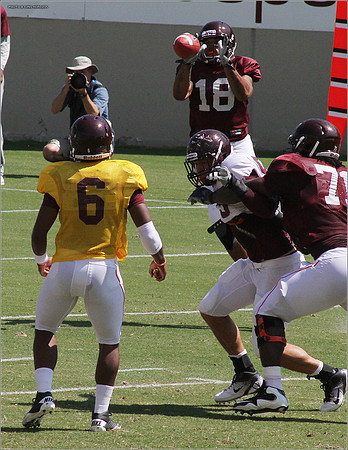 2011.08.20. Virginia Tech Football. Scrimmage.