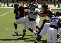 2011.08.20. Virginia Tech Football. Scrimmage.