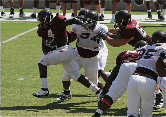 2011.08.20. Virginia Tech Football. Scrimmage.