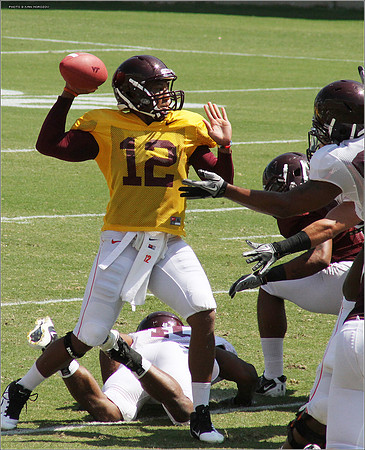 2011.08.20. Virginia Tech Football. Scrimmage.