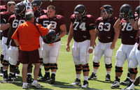 2011.08.20. Virginia Tech Football. Scrimmage.
