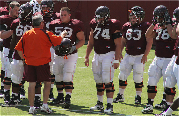 2011.08.20. Virginia Tech Football. Scrimmage.
