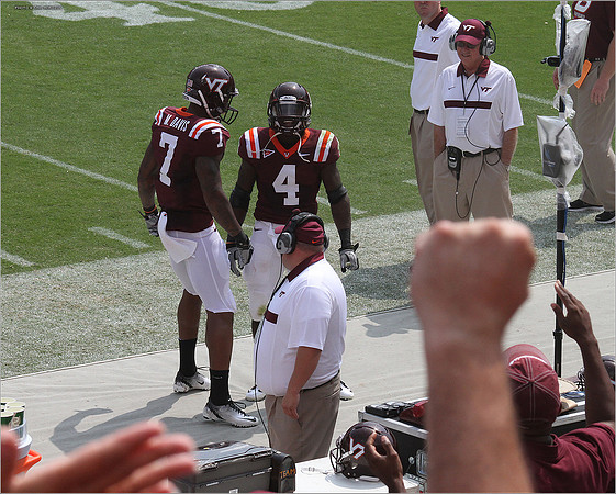 2011.09.03. Appalachian State at Virginia Tech.