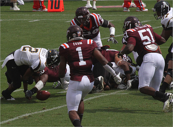 2011.09.03. Appalachian State at Virginia Tech.