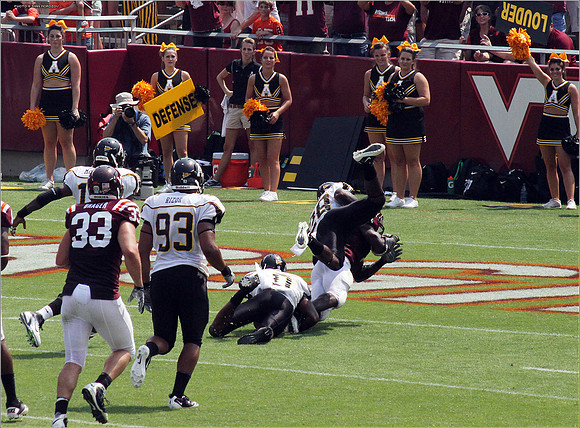 2011.09.03. Appalachian State at Virginia Tech.