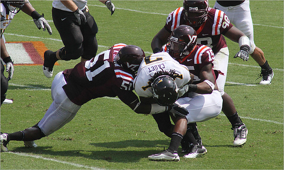 2011.09.03. Appalachian State at Virginia Tech.