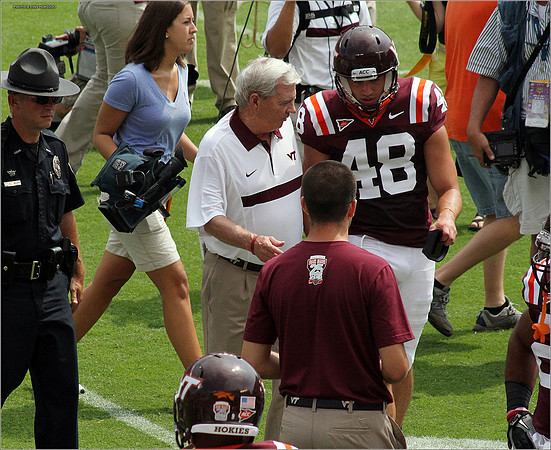 2011.09.03. Appalachian State at Virginia Tech.