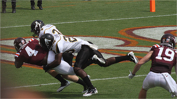 2011.09.03. Appalachian State at Virginia Tech.