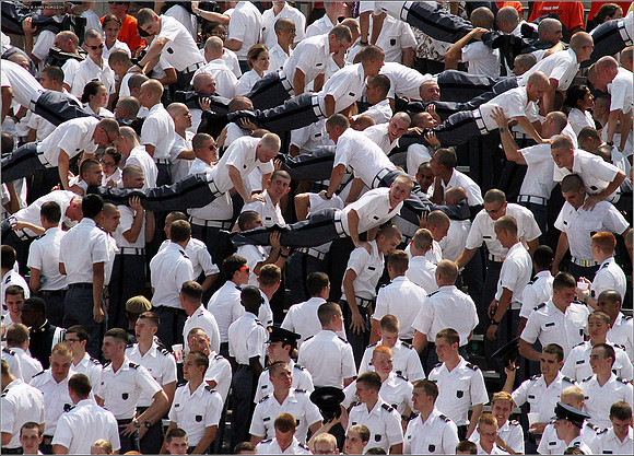 2011.09.03. Appalachian State at Virginia Tech.