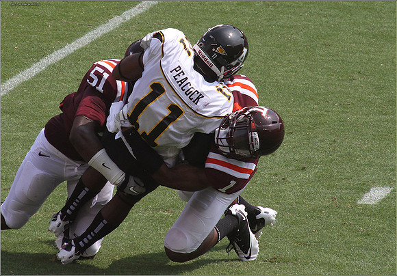 2011.09.03. Appalachian State at Virginia Tech.