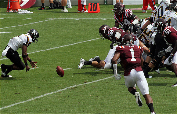 2011.09.03. Appalachian State at Virginia Tech.