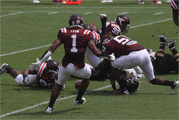 2011.09.03. Appalachian State at Virginia Tech.