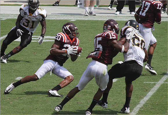 2011.09.03. Appalachian State at Virginia Tech.