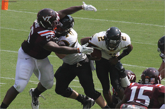 2011.09.03. Appalachian State at Virginia Tech.