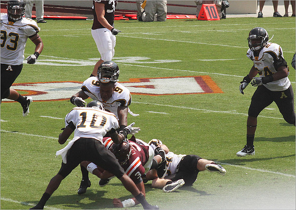2011.09.03. Appalachian State at Virginia Tech.