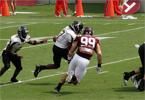 2011.09.03. Appalachian State at Virginia Tech.