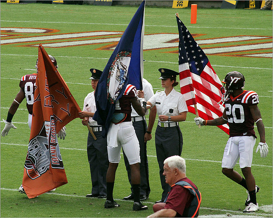 2011.09.03. Appalachian State at Virginia Tech.