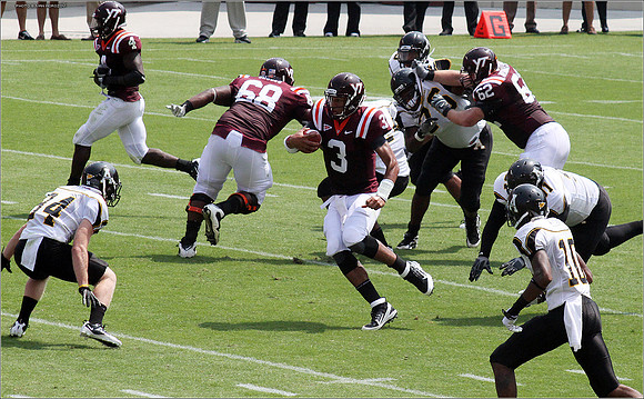 2011.09.03. Appalachian State at Virginia Tech.