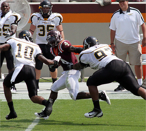 2011.09.03. Appalachian State at Virginia Tech.