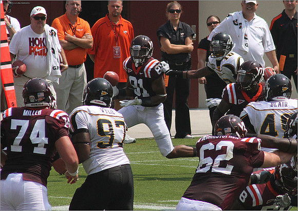 2011.09.03. Appalachian State at Virginia Tech.