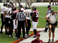 2011.09.03. Appalachian State at Virginia Tech.