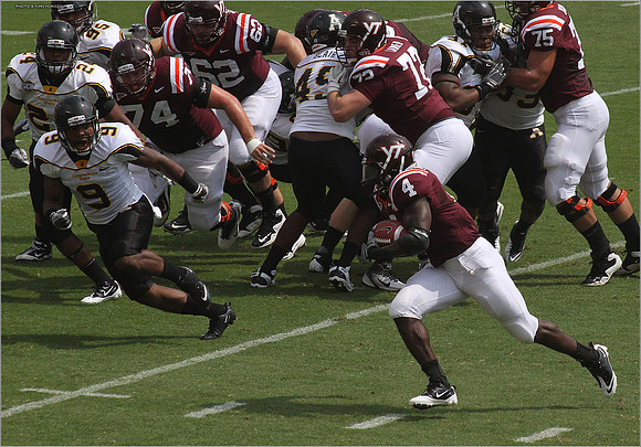 2011.09.03. Appalachian State at Virginia Tech.