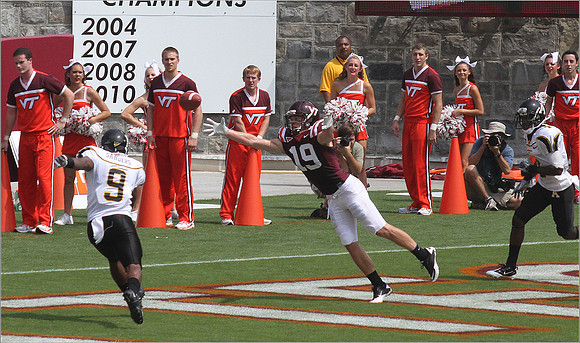 2011.09.03. Appalachian State at Virginia Tech.